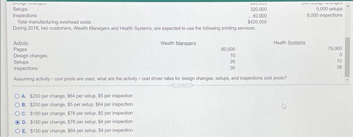contracts to complete woekly supplements required by forty-six customers. For the year