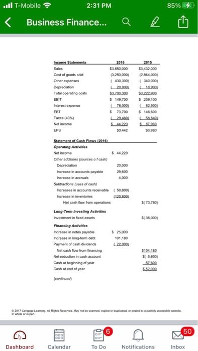 as a financial analyst by Computron Industries, a manufacturer of electronic components.