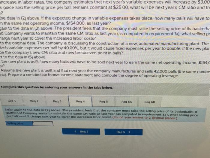 Thus variable expenses are high totaling $15.00 per ball of which 60%