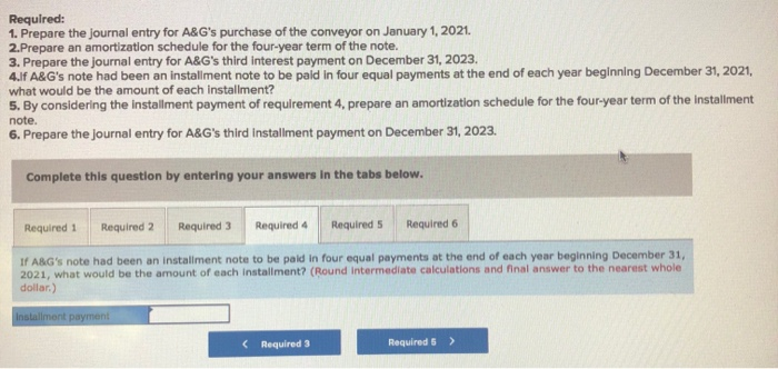 be paid on December 31 of each year, and the note is