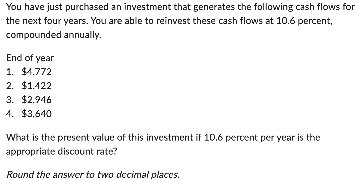 the answer to two decimal places. For the next 13 years, you