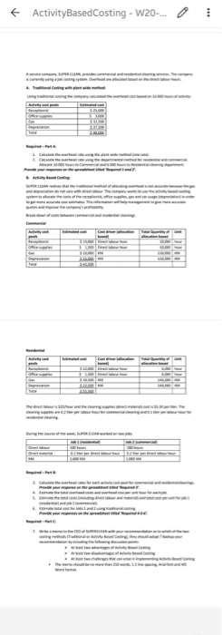  ActivityBased Costing - W20-1 1 bola here view . yang 15