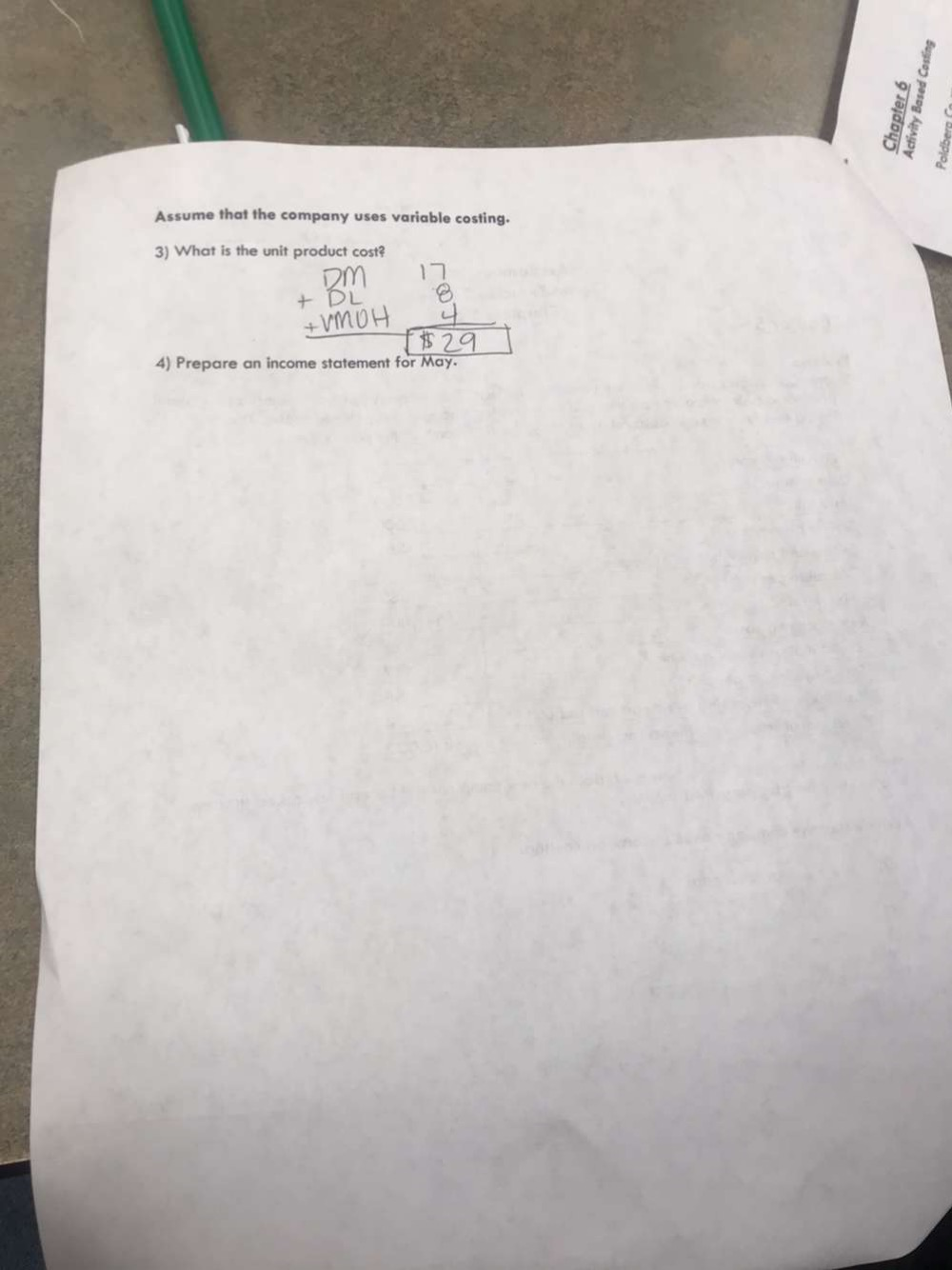 1 Smores Co. produces and sells many camping products. The company has