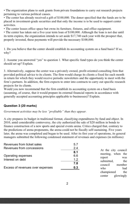 (20 marks) Choice of accounting principles may have significant economic consequences In