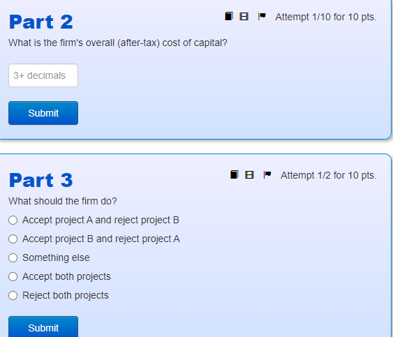 following information: The company currently has a capital structure consisting of 30%