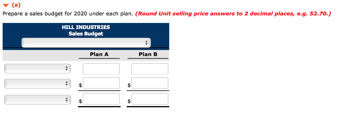 Problem 24-03A a-b, c1, d (Part Level Submission) (Video) Hill Industries had