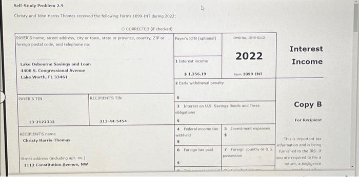 Self study problem 2.9just have to answer picture #5 According to Johin