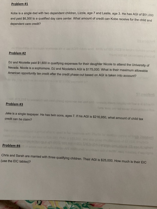 could you please answer quiestion #1-2 Problem #1 Kobe is a single