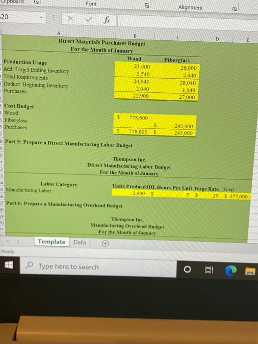 Revenue Budget. D 2 4 au w 3 Thompson Inc. Revenues Budget