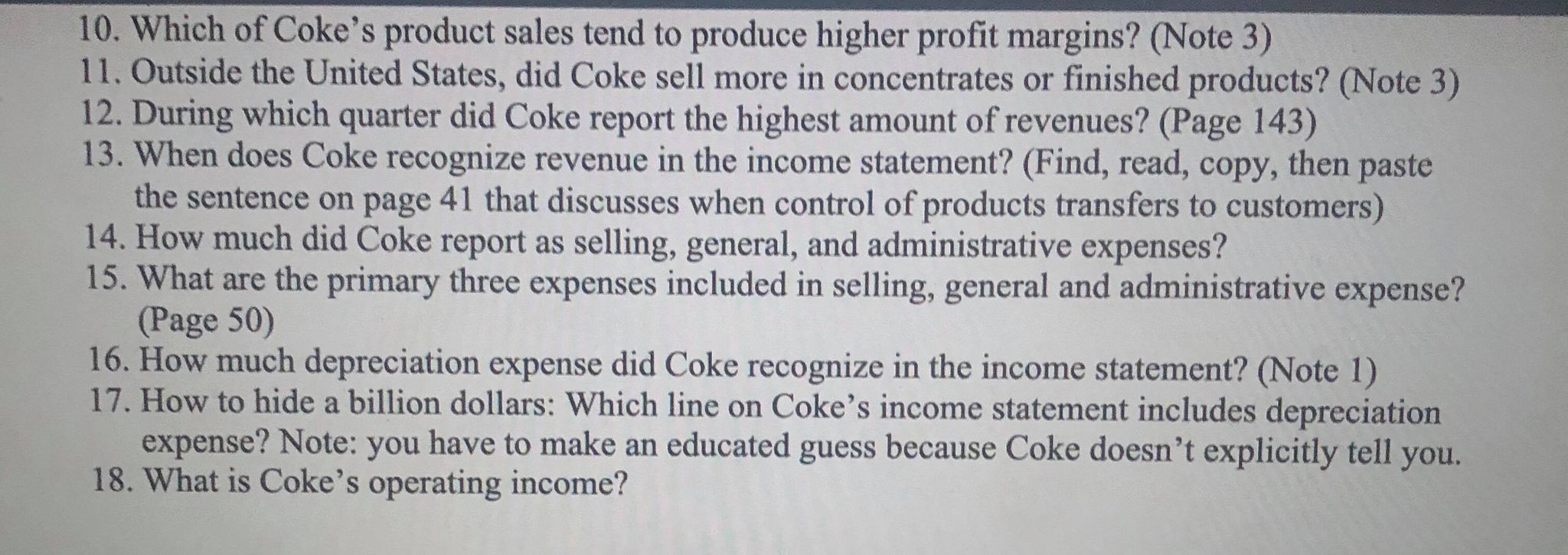 appreciate it. Find the Investors section of the Coca-Cola website and download