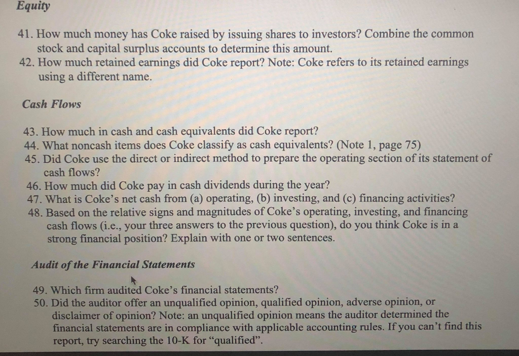 not required. Unless otherwise noted, the relevant information is contained in Item