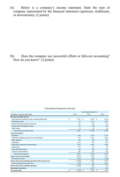  please help with this practise test updated question 3) Below is
