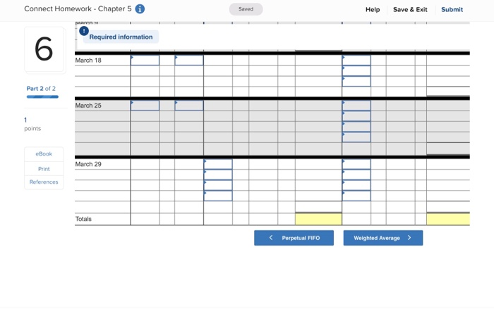 March. points Units Sold at Retail Units Acquired at Cost 90 units