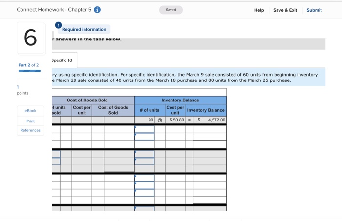 29 Sales Totals 80 units @ $60.80 per unit 140 units @