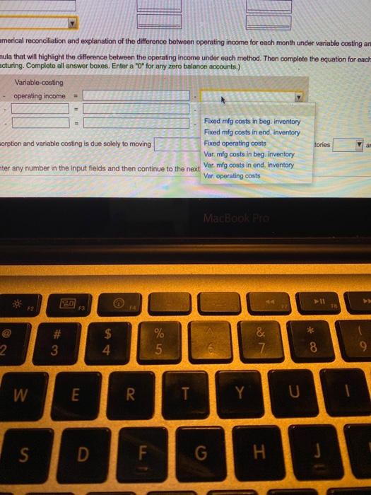 May 2017 income statements for Race Track Motors under (a) variable costing