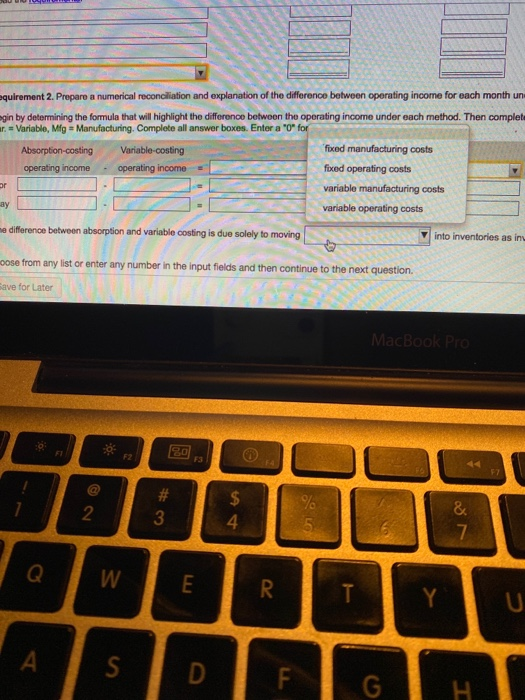 and (b) absorption costing. (a) Prepare April and May 2017 income statements