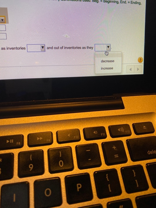 the income statement for each month first, the complete the bottom portion