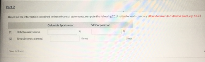 of Columbia Sportswear Company are presented in Appendix B. Click here to