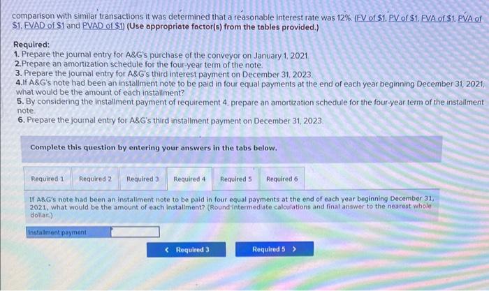 to be paid on December 31 of each year. and the note