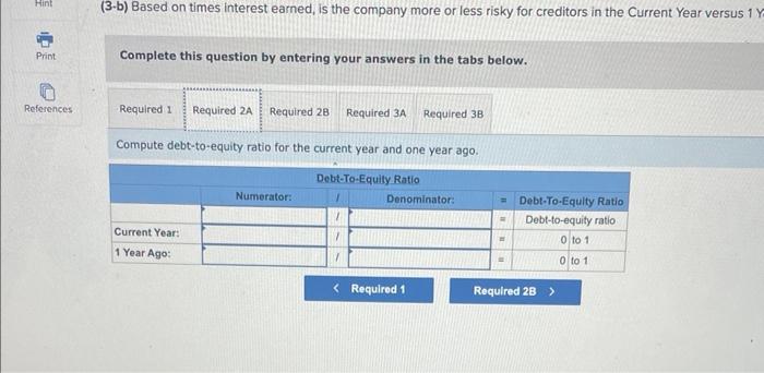 Year versus 1 Year Ago? Complete this question by entering your answers