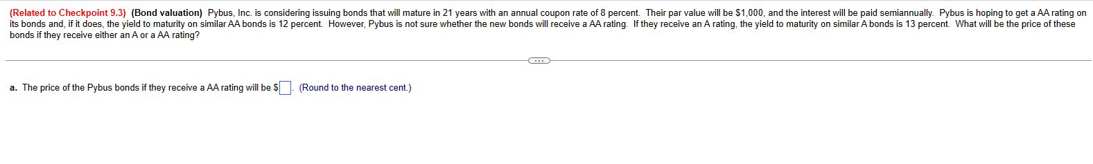 bonds if they receive either an A or a AA rating?