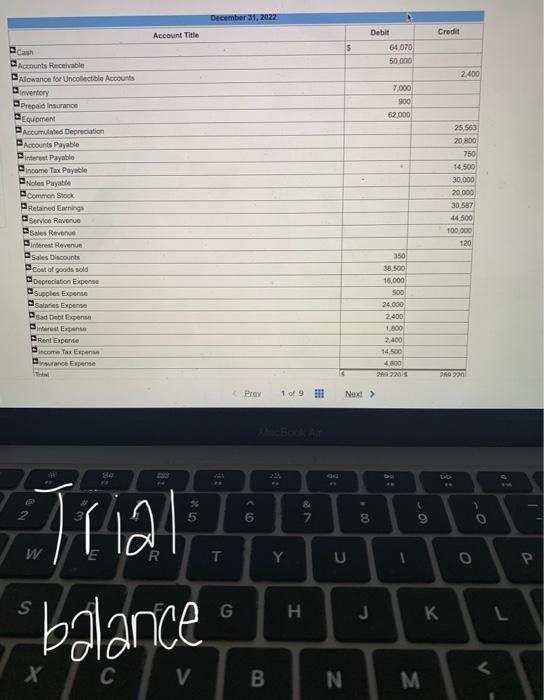 balance are included and they are already completed ! thanks! Requirement General