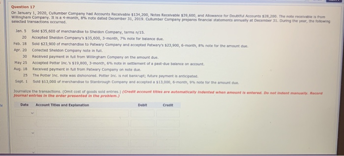 Doubtful Accounts for $3,000 and credit Accounts Receivable for $4,000. Debit Cash