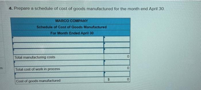 cost in April is $382.000 c. Actual overhead costs incurred in April