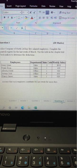  Final me Insert Page Layout Formulas Data Review View Help Calibri