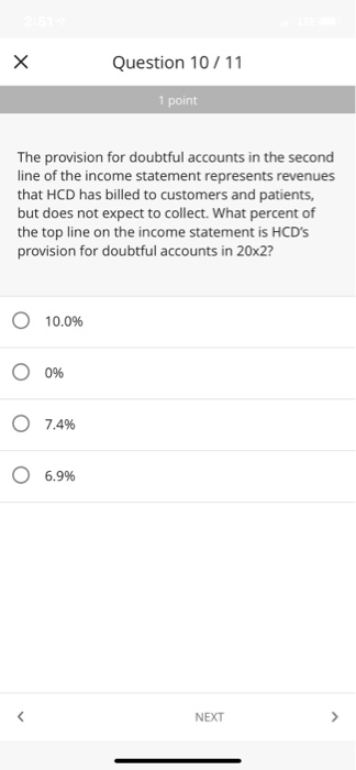 Treating Customers Well O Acquisitions of other Businesses NEXT X Question 4/11