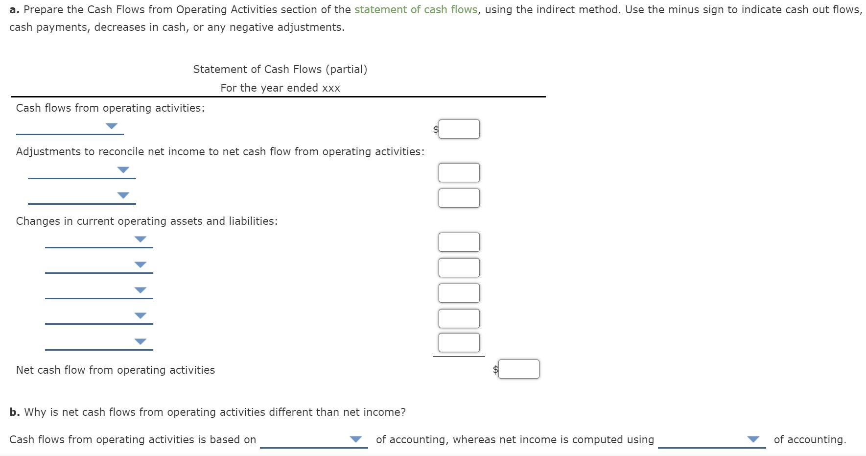 following items for year: Depreciation expense $53,900 Gain on disposal of equipment
