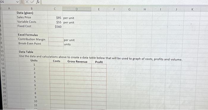 learn to: 1. understand how costs and sales price interact to produce