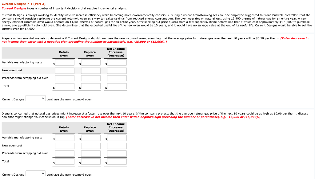 Current Designs 7-1 (Part 2) Current Designs faces a number of