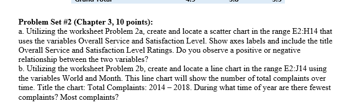 Please only do 2B Problem Set #2 (Chapter 3, 10 points): a.