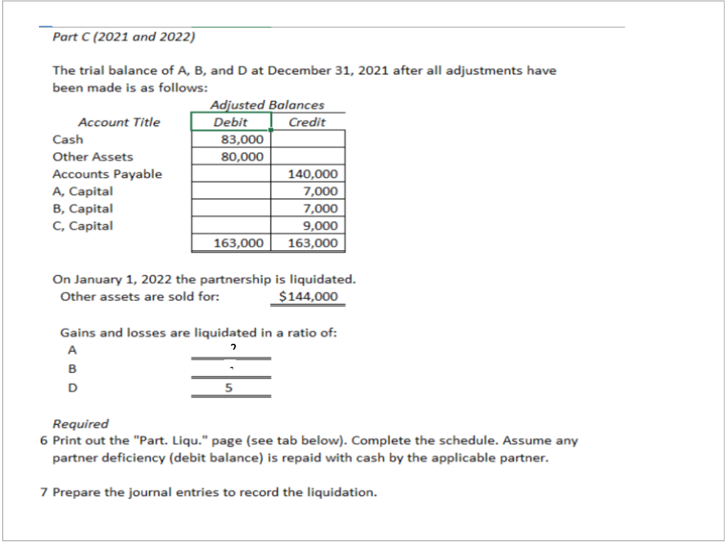 6 to 7 + Requ. 1 to 4 Requ. 5 Gen. Jnl.