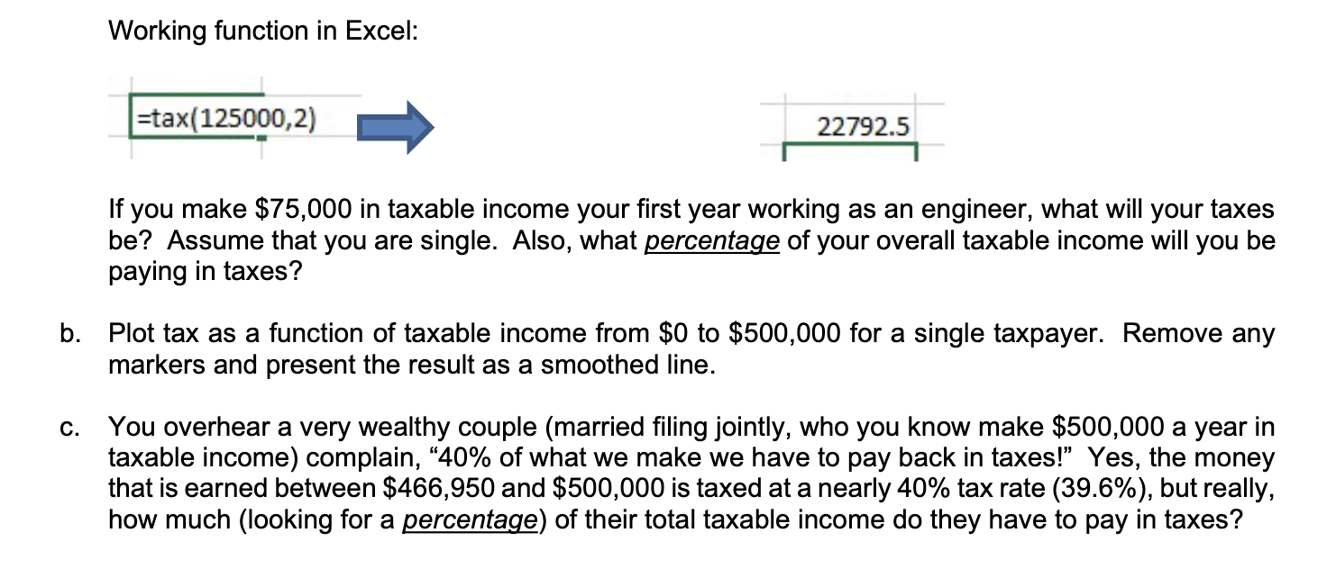 shows an example of tax code (this is from a number of