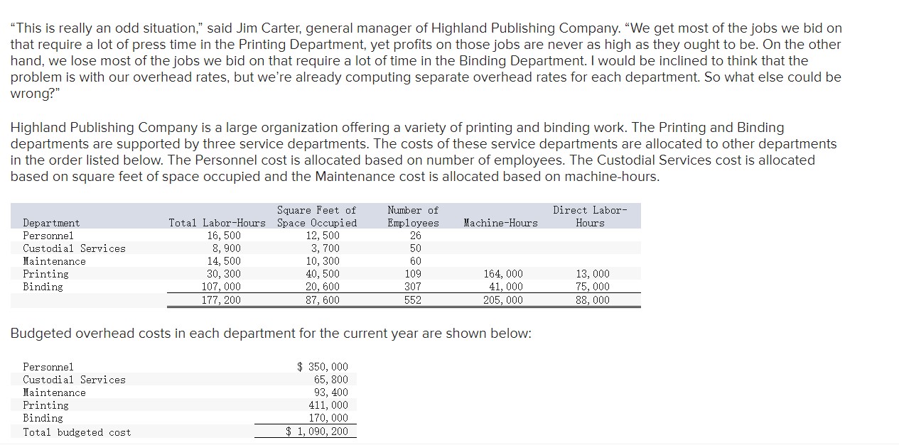 This is really an odd situation, said Jim Carter, general manager of