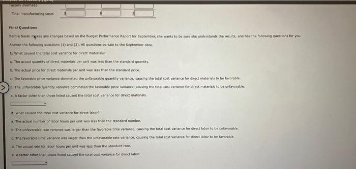 the direct material variance relationships for way for Sole Pro Shoe Company.