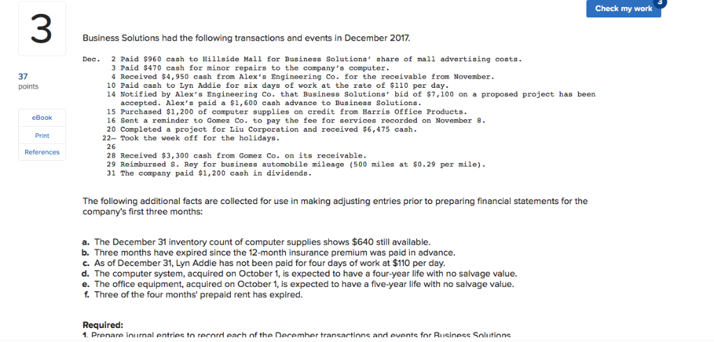 (If no entry is required for a transaction/event, select "No Journal Entry