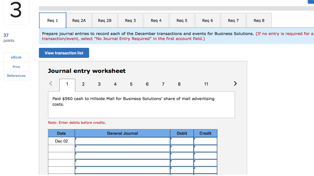 worksheet 1 2 3 Record the Income Summary account. Note: Enter debits