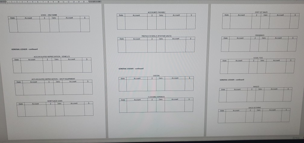 Ying provided the following information for the business as at 31 December