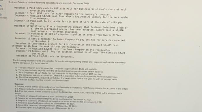 P4, P5 After the success of the company's first two months, Santana