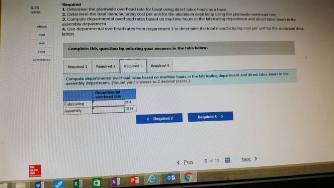 assembled in the assembly department Information related to the 33,000 desk lamps
