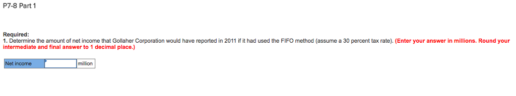 Inventory Note LO7-6 The following information applies to the questions displayed below