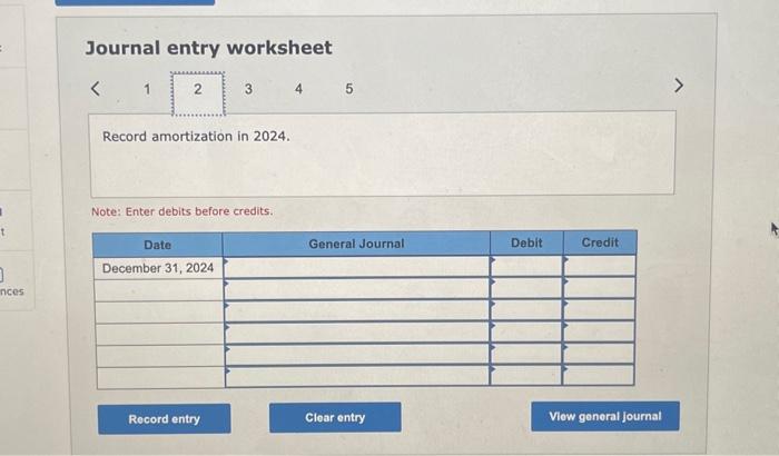 in 2024; amortization in 2024; amortization in 2025; legal fees in 2026;