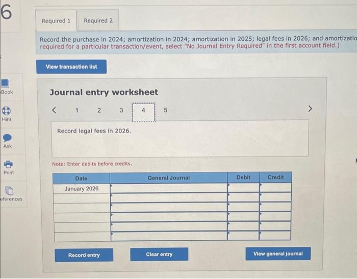 in the first account field.) Journal entry worksheet On January 1,2024, Weaver