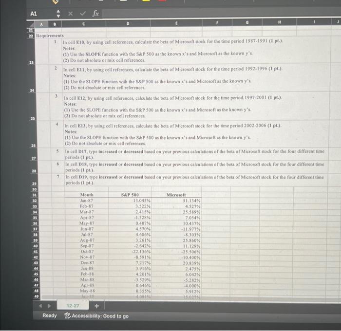referance with the excel formula) example (=D3,F6...) The spreadshect below has data