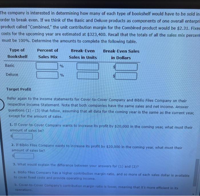 whether the costs in the table are variable, fixed, mixed, or none