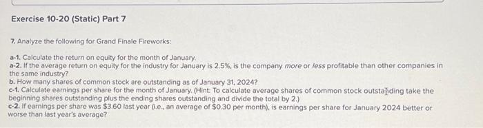 (LO10-2, 104,105,108 ) [The following information applies to the questions displayed below]
