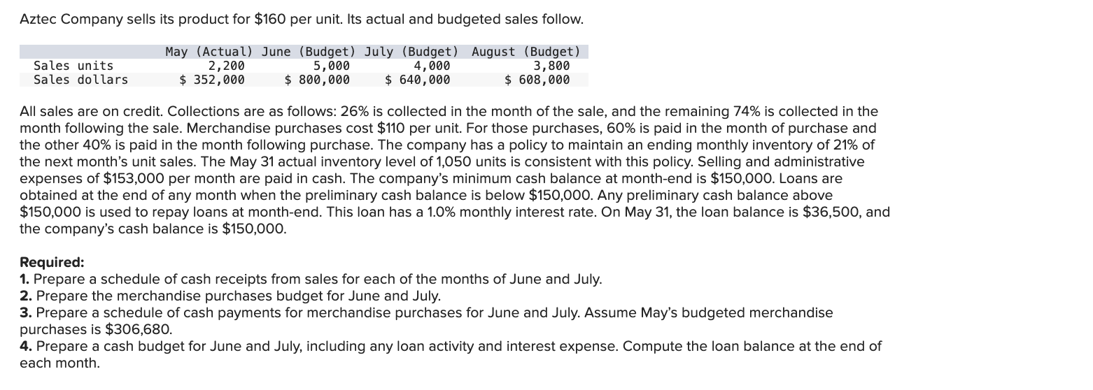 HELP. Need help on these three sections on this problem. Aztec Company